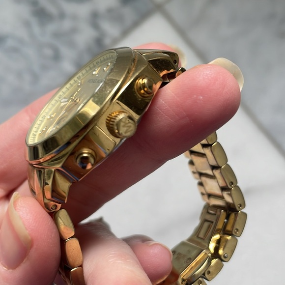 Michael Kors Gold & Diamond Watch - Picture 6 of 8